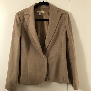 Banana Repulic tan short jacket one button